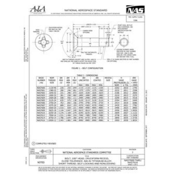 AIA NAS7600-7616