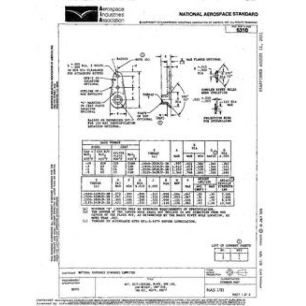 AIA NAS1781