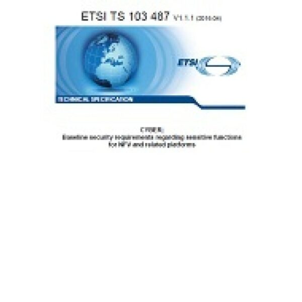 ETSI TS 103 487