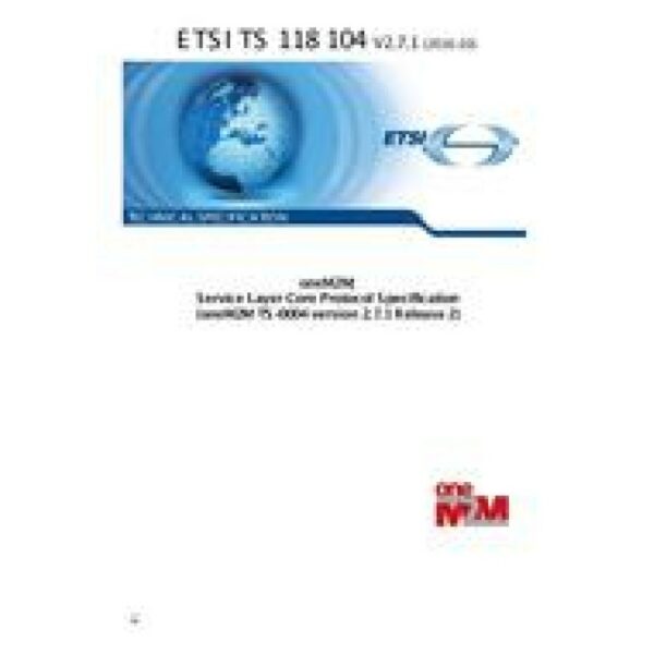 ETSI TS 118 104