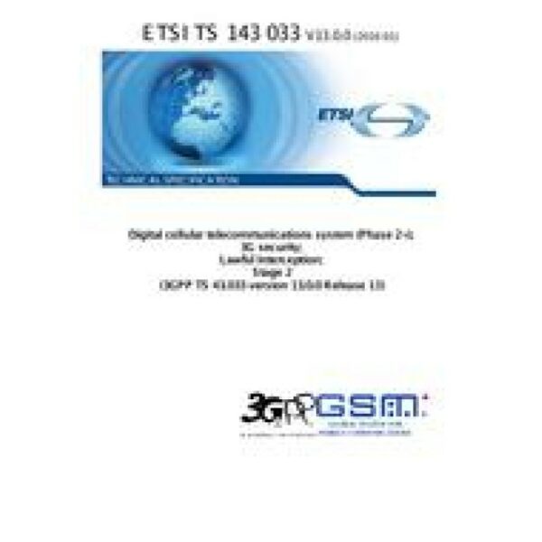 ETSI TS 143 033