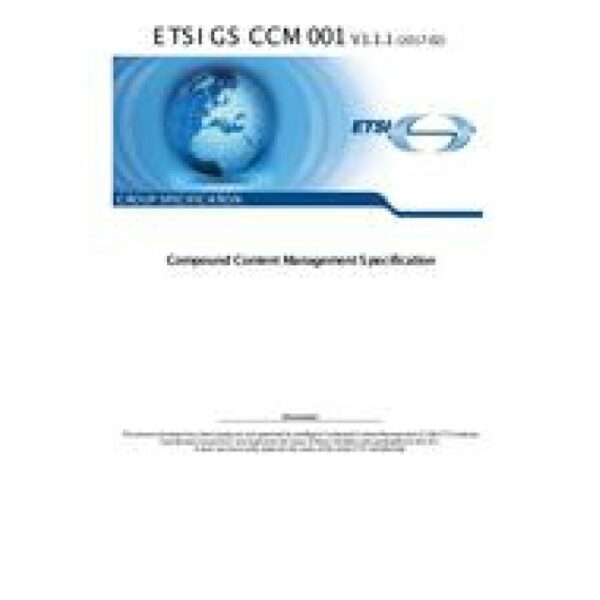 ETSI GS CCM 001