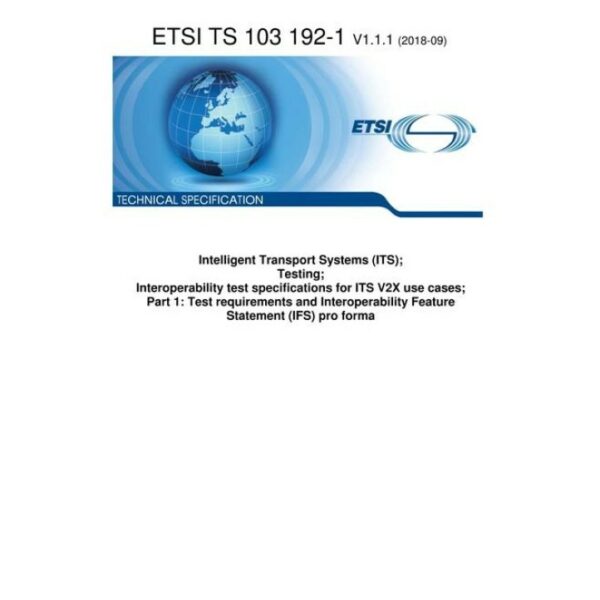 ETSI TS 103 192-1