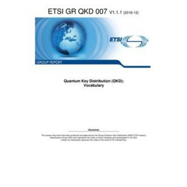 ETSI GR QKD 007