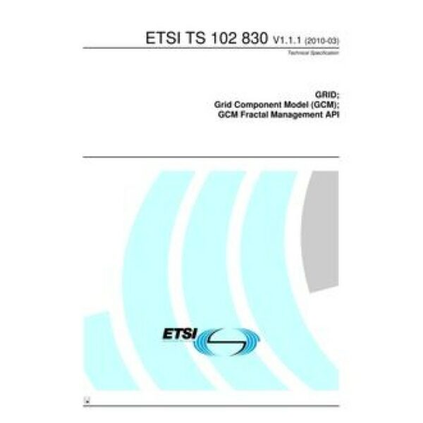 ETSI TS 102 830