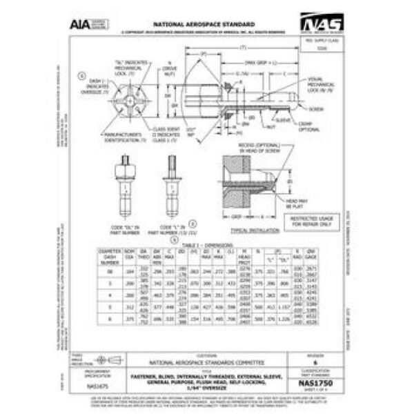 AIA NAS1750