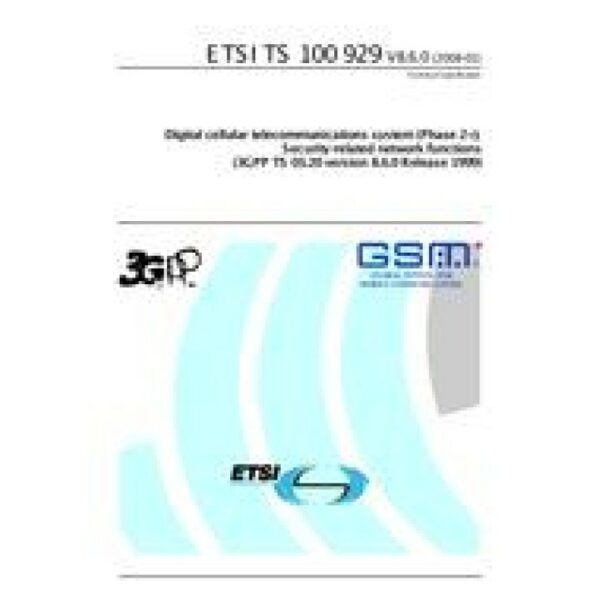 ETSI TS 100 929