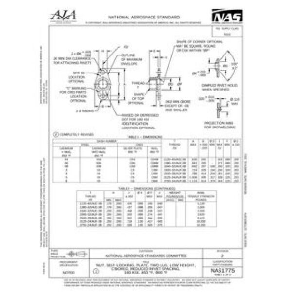 AIA NAS1775