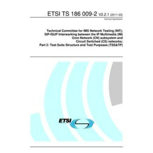 ETSI TS 186 009-2