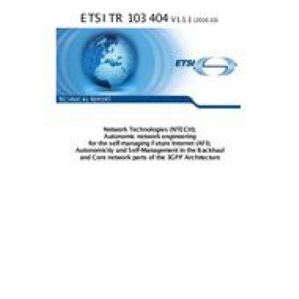 ETSI TR 103 404