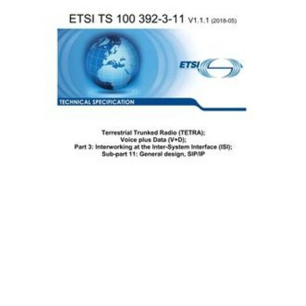 ETSI TS 100 392-3-11