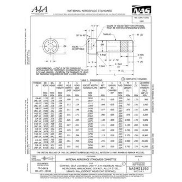 AIA NASM21262