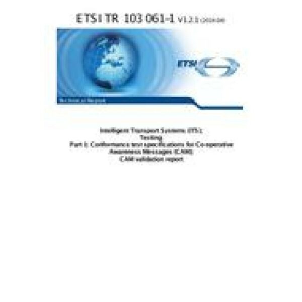 ETSI TR 103 061-1