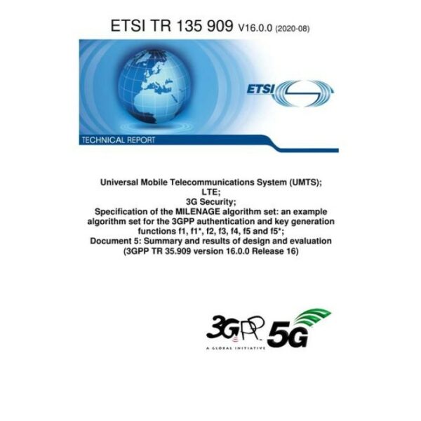 ETSI TR 135 909