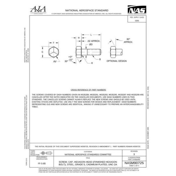 AIA NASM90725