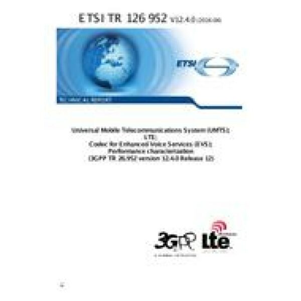 ETSI TR 126 952