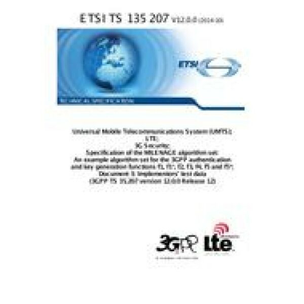 ETSI TS 135 207