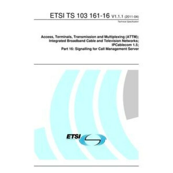 ETSI TS 103 161-16