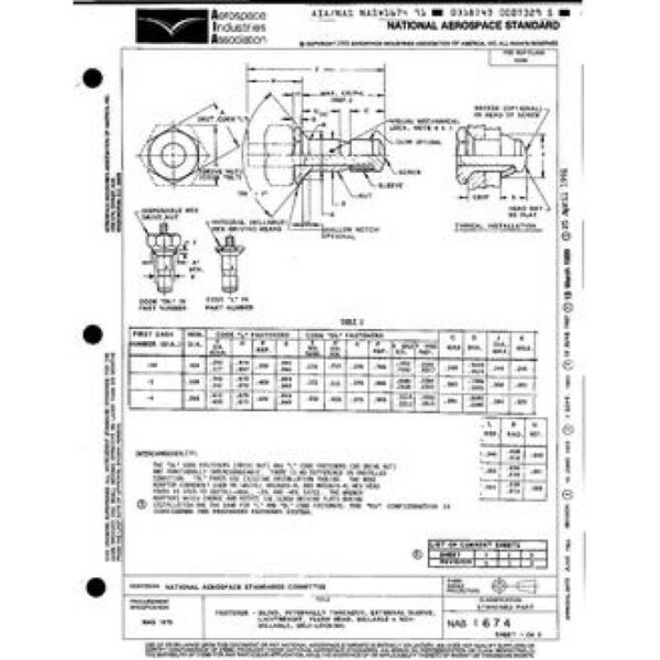 AIA NAS1674