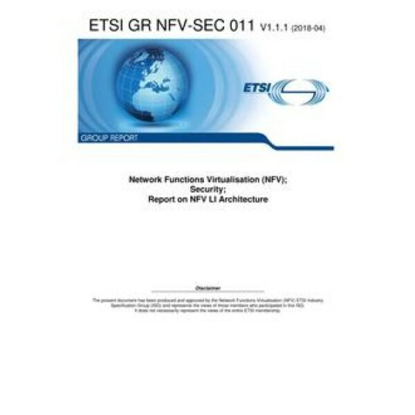 ETSI GR NFV-SEC 011