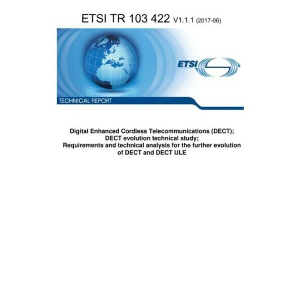 ETSI TR 103 422