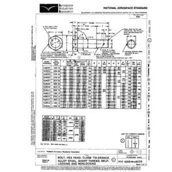 AIA NAS6203-6220