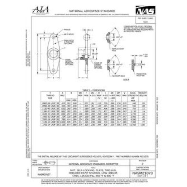 AIA NASM21070