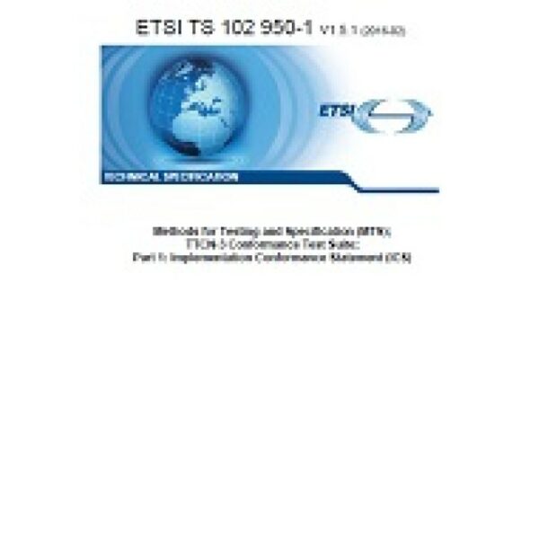 ETSI TS 102 950-1