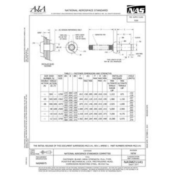 AIA NASM21141