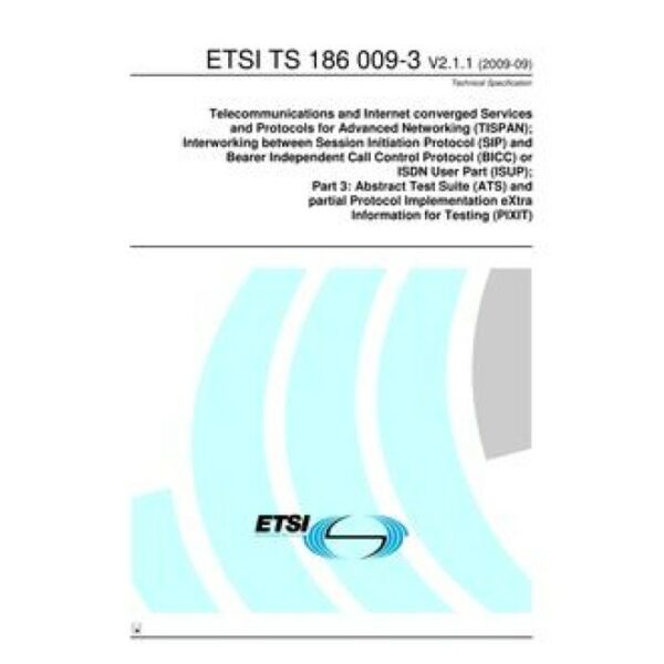 ETSI TS 186 009-3