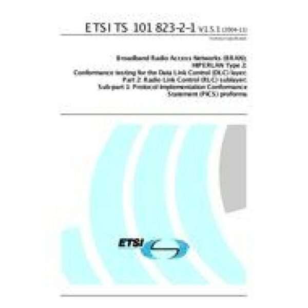 ETSI TS 101 823-2-1