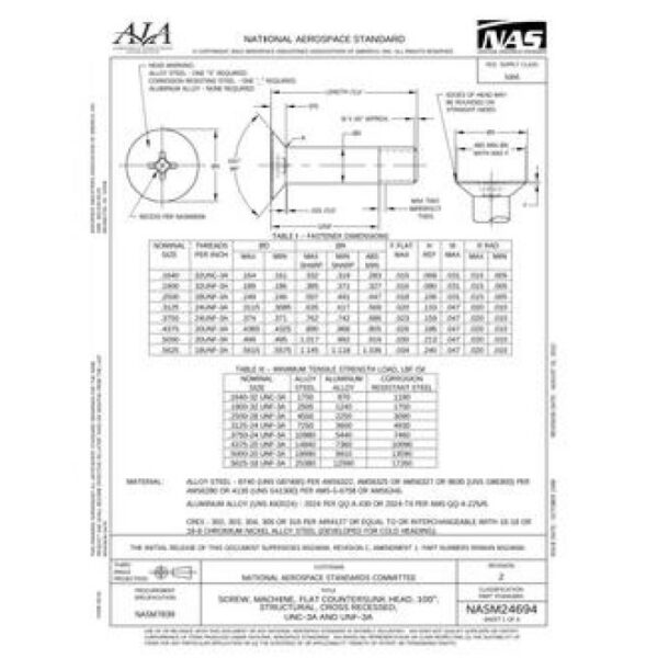 AIA NASM24694