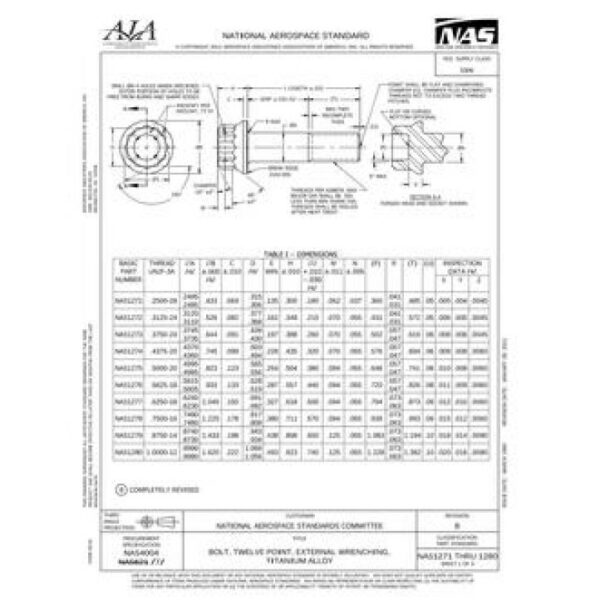 AIA NAS1271-1280