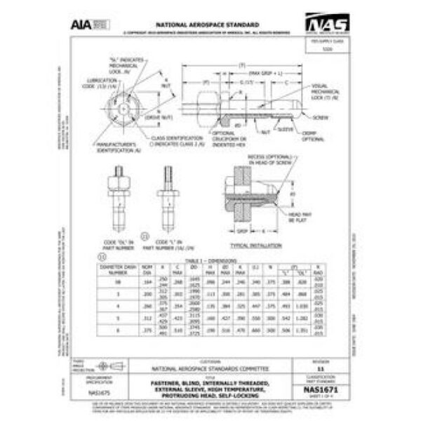 AIA NAS1671