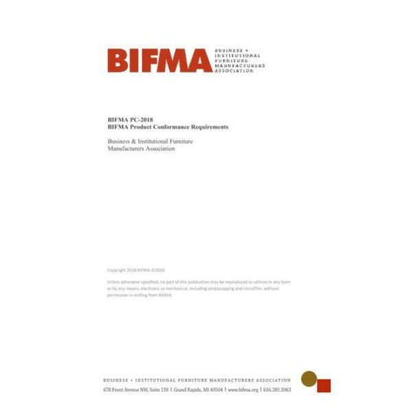 BIFMA PC-2018