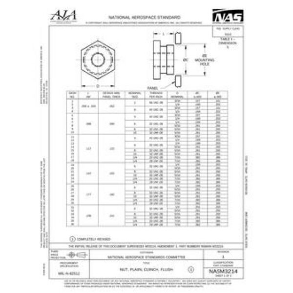 AIA NASM3214