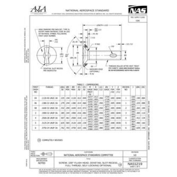 AIA NAS1219