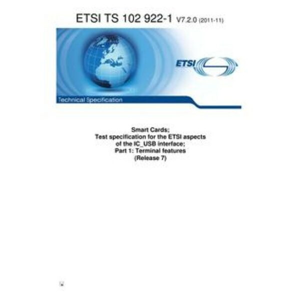 ETSI TS 102 922-1