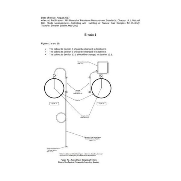 API MPMS Chapter 14.1 Errata 1