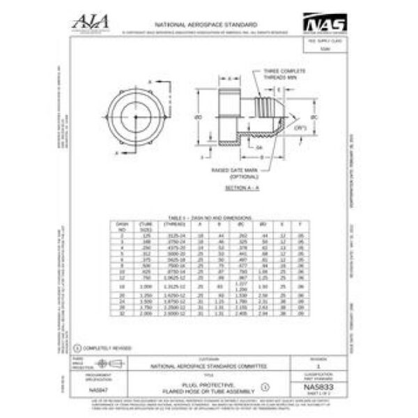 AIA NAS833