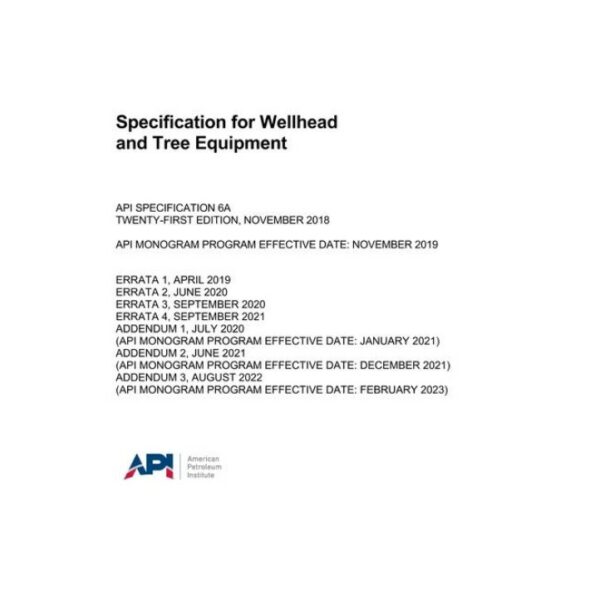 API Spec 6A