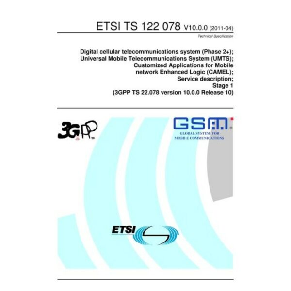 ETSI TS 122 078