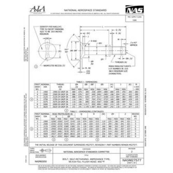 AIA NASM27577