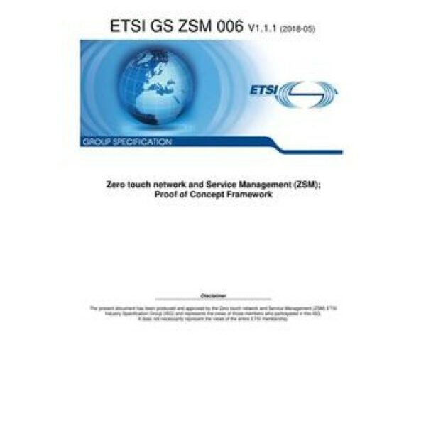 ETSI GS ZSM 006