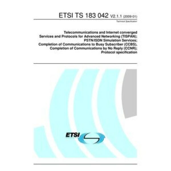 ETSI TS 183 042