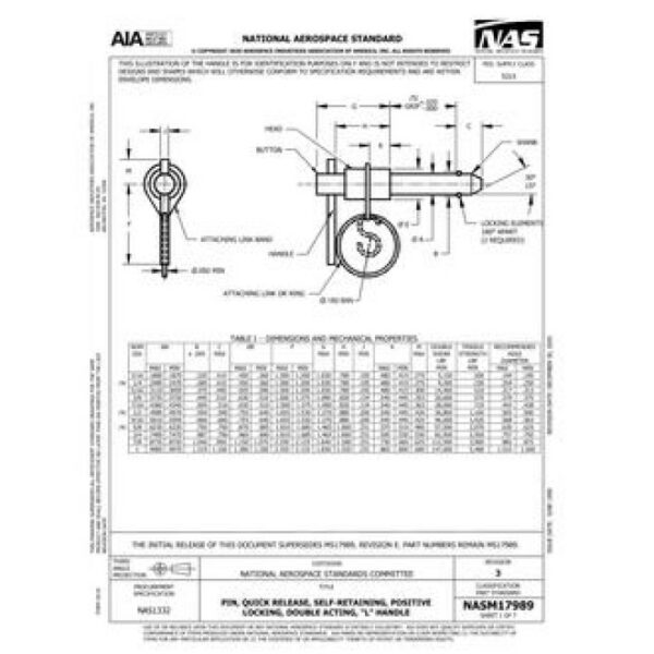 AIA NASM17989