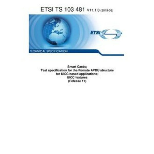 ETSI TS 103 481