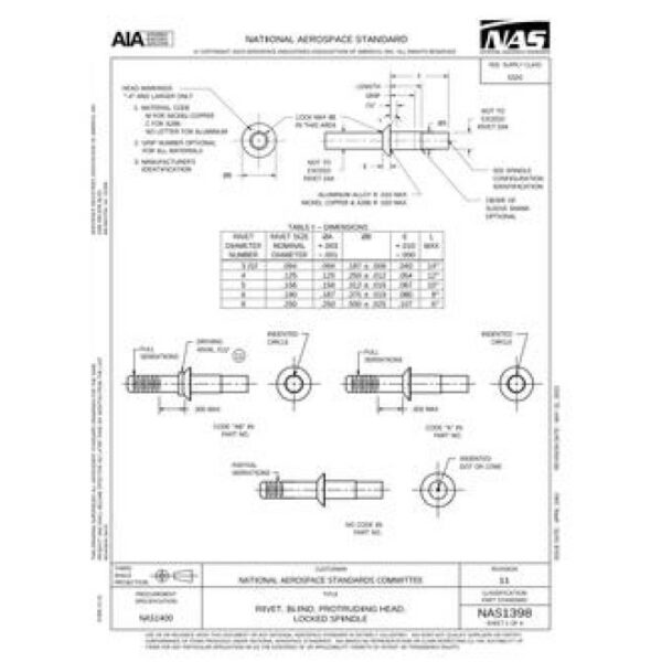 AIA NAS1398