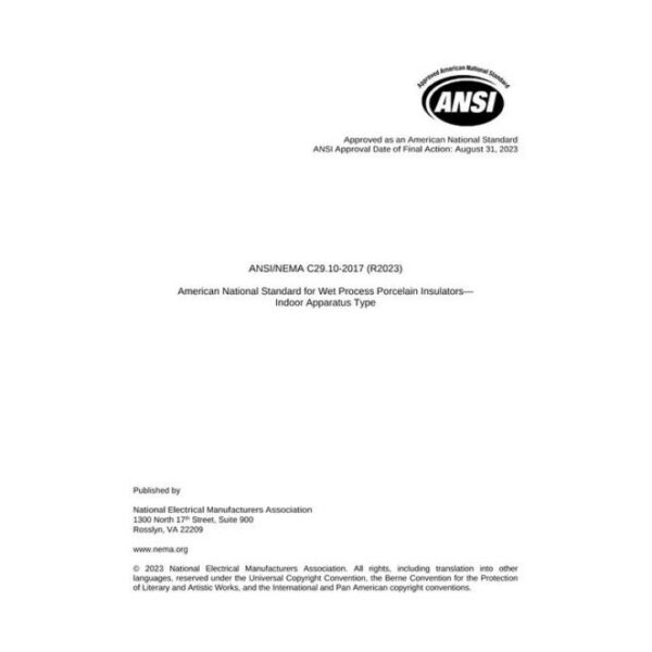 ANSI/NEMA C29.10-2017 (R2023)