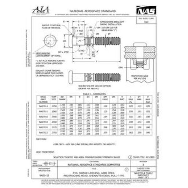 AIA NAS7014-7022